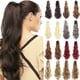 thumbnail image 2 of Peluca cola de caballo femenina peluca clip pelo largo y rizado productos de onda grande cola de caballo rizada, 2 of 4