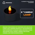 thumbnail image 4 of Solar Candle Light Waterproof Flameless Outdoor Get-Together Candle Light Garden Patio Candle Decorative Light, 4 of 5