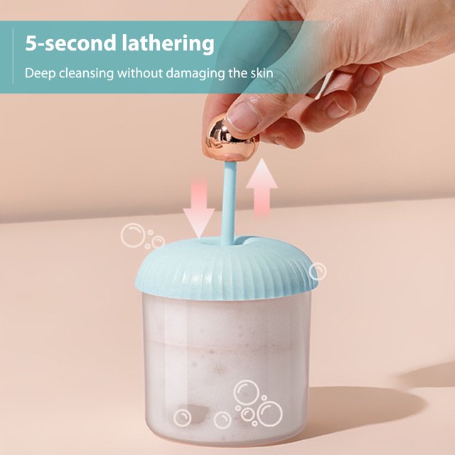 Látigo de espuma para lavado de cara Rich Foamer 5S espuma ligera (azul) Ndcxsfigh Cuidado Belleza