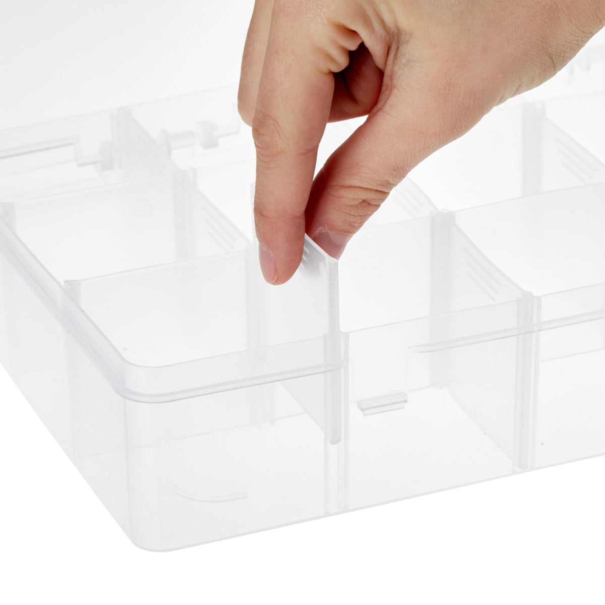15 Grid Transparent Jewelry Bead Organizer Box With Adjustable Slots High  Quality Plastic 5x10 Storage Unit Solution From Chaplin, $0.69