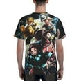 thumbnail image 3 of Demon Slayer T-Shirts 3d Printed Short Sleeve Tee Shirt For Men, 3 of 8