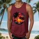 thumbnail image 1 of Camiseta sin mangas de cuello redondo para hombre, blusa informal de verano sin mangas con estampado de cuello redondo para hombre, 1 of 5