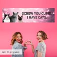 thumbnail image 3 of Koyal Wholesale Galentines Day Decorations Banner, Screw You Cupid I Have Cats | Sarcastic Anti-Valentine's Day Decor, 3 of 5
