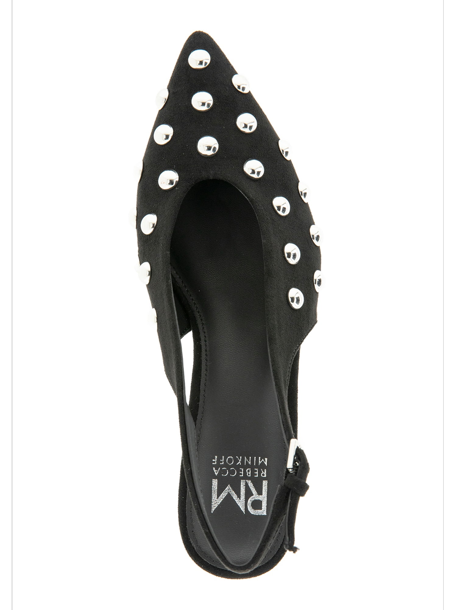 RM by Rebecca Minkoff Women's Leena Studded Pointed Toe Slingback Heel