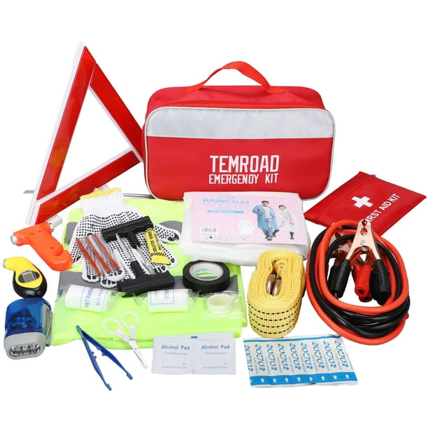 Kit d'urgence voiture Trousse de secours Kit de sécurité pour jeune  conducteur Voiture Fusibles plats Kit de sauvetage de véhicule