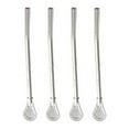 thumbnail image 1 of 4 pajitas premium para cucharas, pajitas de filtro para cabeza de cuchara agitadora para beber con 2 cepillos de limpieza Namotu CPB-DE-WX93, 1 of 5
