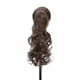 thumbnail image 4 of Clip de extensión de cola de caballo rizado largo de 18 "en cola de caballo para mujeres marrón, 4 of 4