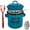 Sky Blue, variant on Large Kitchen Storage Containers Enamel Food Storage Jars With Lids Airtight Pantry Organization For Flour Rice Pasta And Dry Durable And Stylish Kitchen Canner Pressure Cooker for Canning