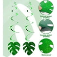 thumbnail image 4 of 64 PCS Hawaiian Palm Leaves Swirl for Luau Party Decorations, Hawaiian Themed/Tropical Party/Jungle Safari Party Decor for Summer Baby Shower Birthday Party Favor Supplies, 4 of 7