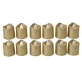 thumbnail image 4 of 12PCS Tealight Golden Warm Light Flameless Light Candle for Christmas Birthday Party, 4 of 12