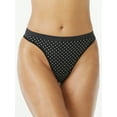 thumbnail image 3 of Joyspun Women's Seamless Thong Panties, 6-Pack, Sizes XS to 3XL, 3 of 4