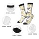 thumbnail image 5 of Balery Golden Glitter Butterflies Calcetas Largas con Estampado para Hombre y Mujer – Suaves y Transpirables, Talla Única (US 5-11), 5 of 6