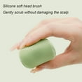 thumbnail image 4 of 3pc Cradle Cap & Massage Brush, Gentle Silicone Scrubbers for Safe Exfoliating Soft Baby Bath Set, 4 of 5
