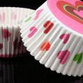 thumbnail image 3 of ACDANC 100Pcs Mini Cupcake Liners,Thick Cup Base Muffin Liners,Odorless Refrigeration Safe Cupcake Carrier,Green Snowflakes, 3 of 4