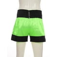 thumbnail image 4 of Sholeno Kids Boys Stylish Printed Boxer Shorts Mid Waist Elastic Waistband Boxing Wrestling Training Green M/150, 4 of 7