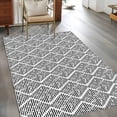 thumbnail image 4 of Area Rug for Living Room, Black White Non-Slip Indoor Large Carpet for Bedroom/Dining Room, Modern Abstract Art Farmhouse Washable Low-Profile Rectangle Floor Mat Runner Rugs - 2.7 x 5 Ft, 4 of 7