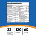 thumbnail image 2 of Multivitamínico Nutricost para hombres 120 cápsulas (3 frascos), 2 of 5