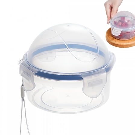 ACDANC Transparent Plastic Microwave Safe Lettuce Food Storage Jar