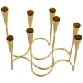 thumbnail image 6 of Northlight Modern 8 Taper Candle Holder Candelabra - 11" - Matte Gold Finish, 6 of 7