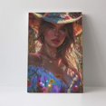 thumbnail image 4 of 16x24 inch Oil Paintings On Canvas Beautiful Cowboy Girl,Room Decor For Woman,Indoor Bedroom,Study,Living Room,Lounge Painting Wall Decoration Art Poster,Retro Cowboy Girl Modern Style Prints, 4 of 6