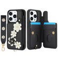 thumbnail image 5 of Tianyeda Wallet Case for iPhone 16 Pro 6.3'', Card Holder, RFID Blocking, PU Leather , Kickstand, Protective Shockproof Cover Black, 5 of 5