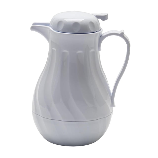 Luzkey Carafe Thermique pour Café Serveur de Boissons pour Rassemblements de Services Alimentaires Salon 20oz Blanc