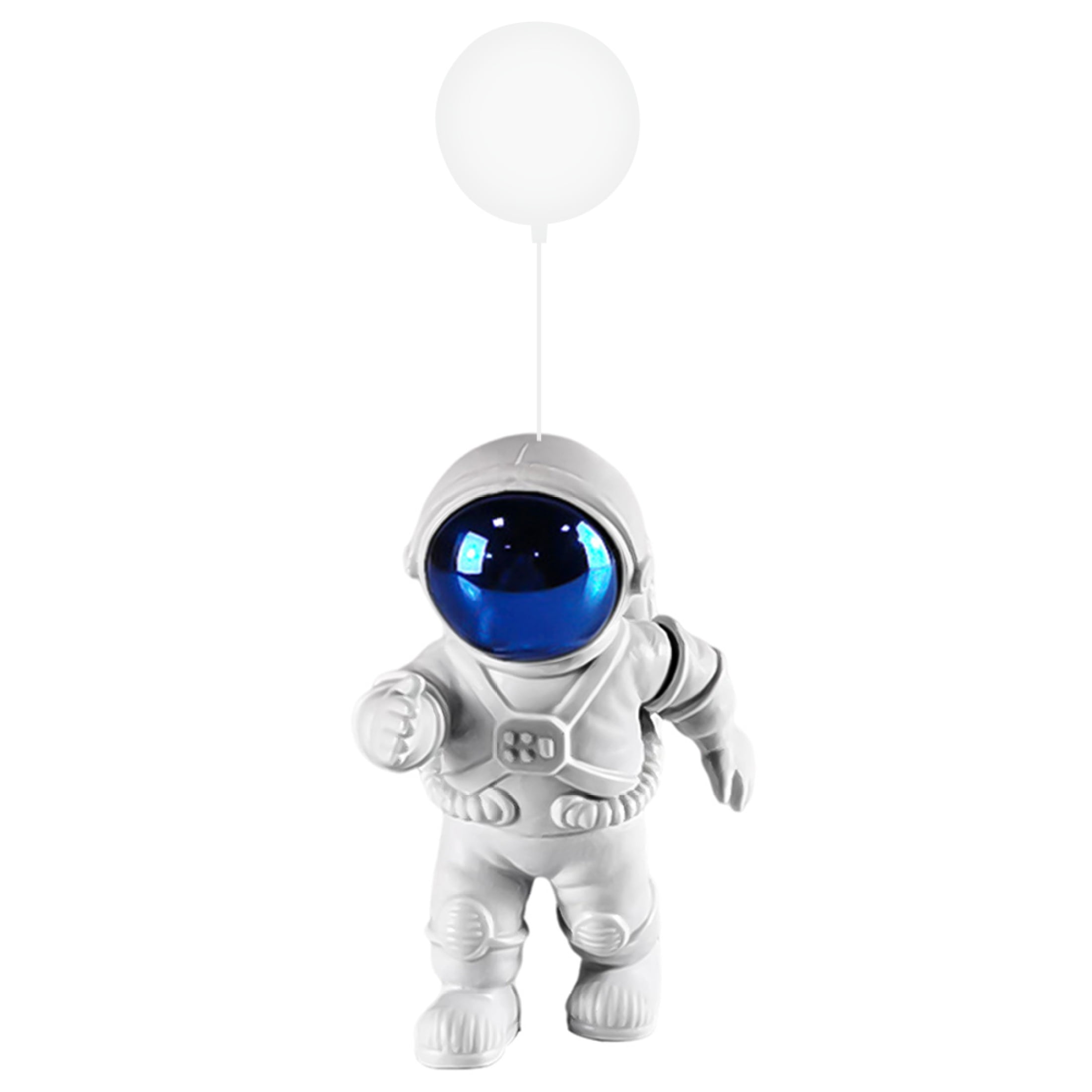 2 Pcs Toys Floating Astronaut Fish Ornament Fish Decorations Small Fish Tank Decorations Fish Tank Accessories Model, Size: 7x3x2.2cm, Other