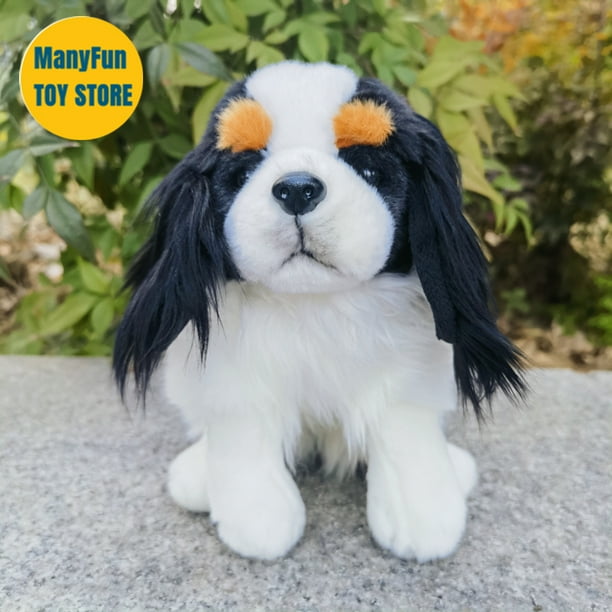 Perro de peluche realista de alta fidelidad cocker spaniel ingles bonito juguete de peluche animales realistas muneco de peluche de simulacion juguete kawaii Walmart en linea