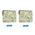 thumbnail image 7 of FORMRS 13-13.3 inch Laptop Sleeve Case Soft Carrying Quilted Computer Bag Cover, Green Floral Pattern, 7 of 7