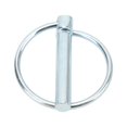 thumbnail image 4 of 10 clips de anillo de pasador de acero al carbono, clips de anillo anulares, pasador de bloqueo de conexión de abrazadera para bicicletas, camiones, barcos, remolques, tractores, 8 mm x 45 mm, 4 of 12