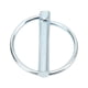 thumbnail image 4 of 10 clips de anillo de pasador de acero al carbono, clips de anillo anulares, pasador de bloqueo de conexión de abrazadera para bicicletas, camiones, barcos, remolques, tractores, 8 mm x 45 mm, 4 of 12