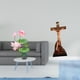 thumbnail image 2 of Decoración de pared de PVC retro para sala de estar, cocina, sofá, TV, fondo con escultura de Jesús, adorno artesanal, Católica religiosa,, 2 of 8