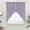 Purple, variant on Blue Pure Color Swag Valances for Windows, Kitchen Curtains 36 Inch Length 2 Panels Set, Aesthetics Contemporary Luxury Short Curtains for Small Windows Rod Pocket Cafe Curtains Drapes 28"x36"