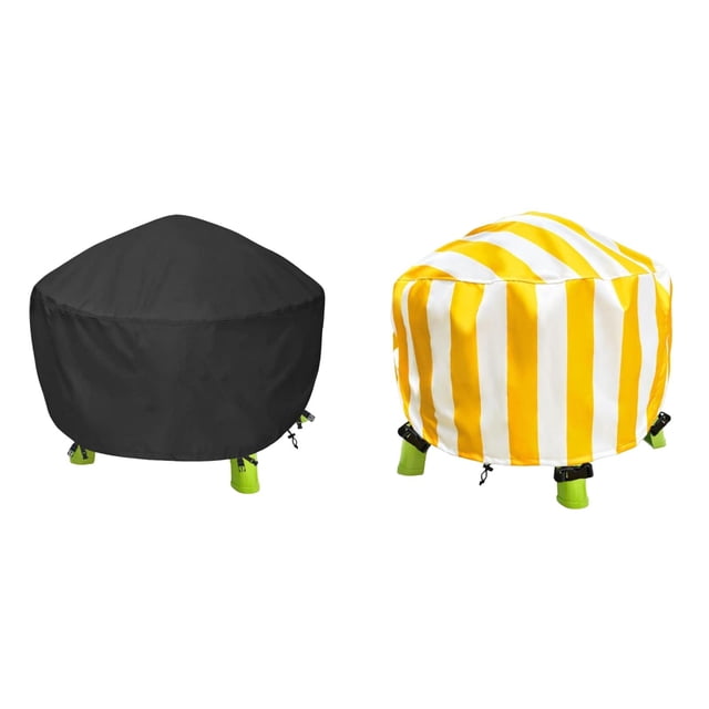 YWIYIUD 2PCS Adjustable and Reusable Outdoor Toys Cover 34x18inch Portable and Practical Water Table Cover Suitable for Round Water and Sand Activity Tables