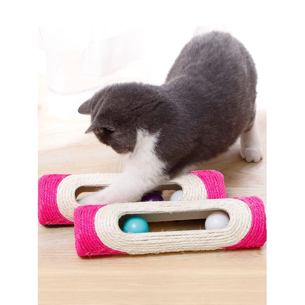 1pc Pet Cat Scratching Board Toy Roller Corrugated Scratching Claw Paper