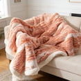thumbnail image 2 of Sentmoon Soft Blanket Throw Blankets Decorative Exceedingly Soft Luxurious Throw Blanket for Couch Warm Cozy Velvet Flannel Blanket for All Seasons Lightweight Comfy Blanket for Sofa Bed, 2 of 7