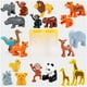 thumbnail image 4 of Bloques de construcción granulares grandes, animales, tigre, panda, león, mono, escena de combinación gratuita, accesorios de plástico, 4 of 5