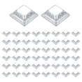 thumbnail image 1 of 50Pack Post Base Cover, 2.25x2.25 Metal One-Piece Post Skirt Porch Column Wrap(1x1), 1 of 6