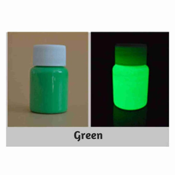 Pigment 20g Glow in the Dark Fluorescent Colorful Acrylic Luminous Paint Bright Pigment DIY Crafts Painting Tool