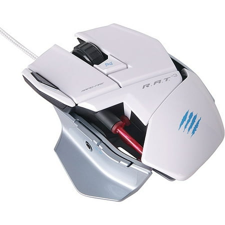 Mad Catz MCB437030001/04/1 R.A.T.3 Optical Mouse, White