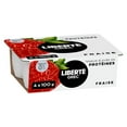 thumbnail image 2 of Liberte Greek 0% Yogurt , Strawberry, High Protein and Probiotics, 4x100g, 2 of 7