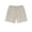 Beige, variant on OSOLU Solid Color 2025 Summer Men's Fashion Seding Beach Fabric Knee Length Shorts Daily Relaxed Fit Breathable Active Athletic Casual Bottoms
