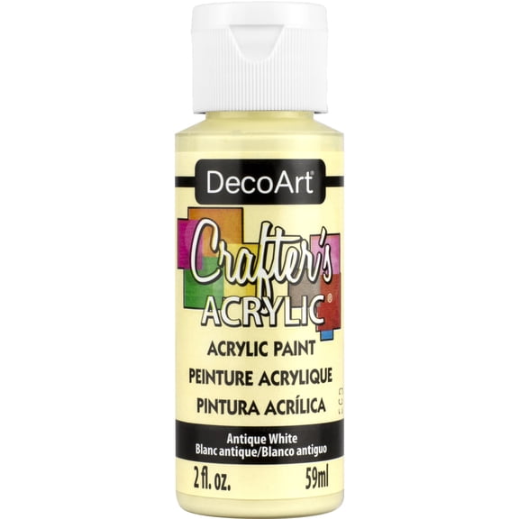DecoArt Crafter's Acrylic Paint, 2 oz., Antique White