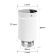 thumbnail image 2 of Tuya Zigbee Trv Válvula Termostática Pantalla De Visualización Led Hogar Inteligente Vida Ú CACAGOO Termostato del radiador, 2 of 7