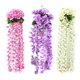 thumbnail image 5 of Guirnalda de follaje Bewildely Seda Artificial vid flor planta boda decoración rosa 85cm, 5 of 6