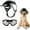 Cool Style, variant on UOSIA Large Dog Helmet and Goggles Pet Sunglasses Adjustable Dog Motorcycle Helmets,L,Cool Style