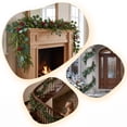 thumbnail image 5 of Qwtwty 6 ft Artificial Christmas Garland, Artificial Pine Needle Christmas Garland for Stairs, Railing, Fireplace, Door Decor, 5 of 7