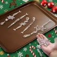 thumbnail image 3 of Inadays 32pcs Crystal Christmas Ornaments Set - Iridescent Acrylic Snowflake & Icicle Drop Hanging Decor for Tree, Winter Wonderland Party, 3 of 6