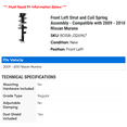 thumbnail image 2 of Front Left Strut and Coil Spring Assembly - Compatible with 2009 - 2010 Nissan Murano, 2 of 2