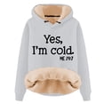 thumbnail image 4 of NinXxx Women's Heavyweight Lined Drop Shoulder Hoodie Drawstring Pullover GY1 XXL, 4 of 4
